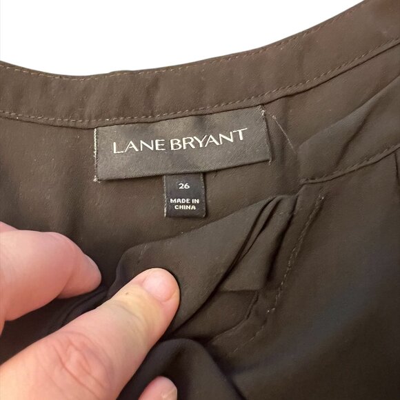 Lane Bryant Women's Black Shirt -Size 26 - EUC - Picture 2 of 4